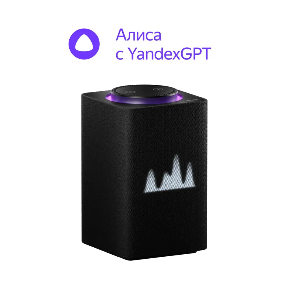 Умная колонка Яндекс Станция Макс с Алисой на YandexGPT, Чёрный, с Zigbee
